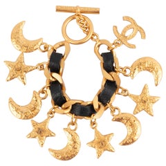 Chanel, bracelet étoilé avec breloques, 1995