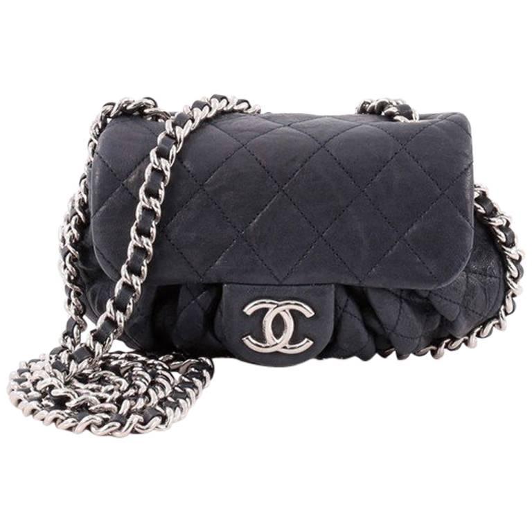Chanel Chain Around Flap Bag Quilted Leather Small at 1stdibs