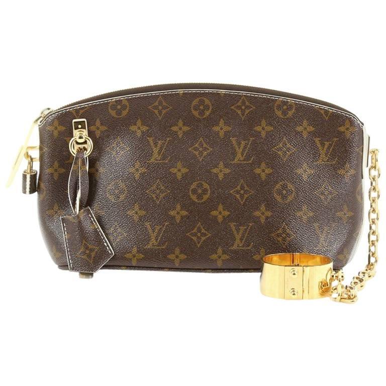 Louis Vuitton, Bags, Louis Vuitton Fetish Lockit Bracelet Cuff Clutch