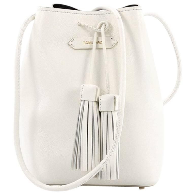 Tom Ford Tassel Bucket Bag Leather Small