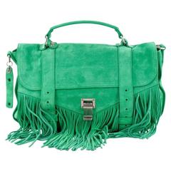 Proenza Schouler PS1 Fringe Handbag Suede Medium