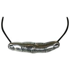 Surreal Sterling Finger Necklace 5