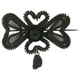 Early 19th Century Silesian Wirework Bow Brooch