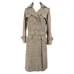 Chanel New Iconic Billboards Ribbon Tweed Trench Coat