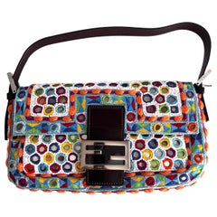 Fendi multicolor mirror baguette