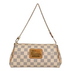 Borsa a spalla Louis Vuitton Pochette Eva Damier Azur