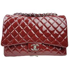 Chanel Maxi Timeless 2.55 Dark Red