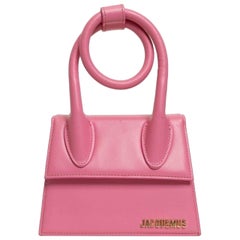 Borsa a Tracolla Jacquemus Le Chiquito Noeud Fucsia