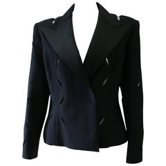 Gianni Versace Couture Punk Cut-Out Tuxedo Evening Jacket Spring 1994 11