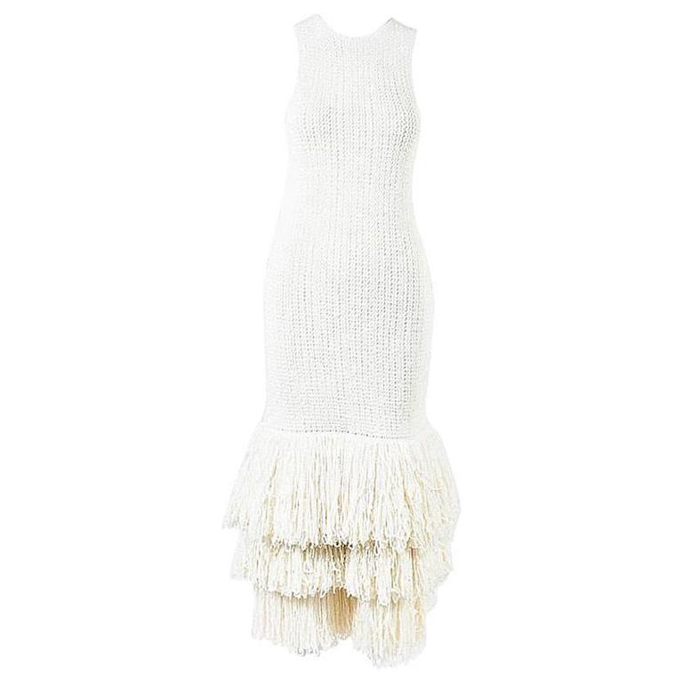 Celine - Ruffled Hem Sleeveless Midi Dress main image 0