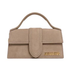 Borse a Tracolla Jacquemus Le Bambino Mini Camoscio Beige