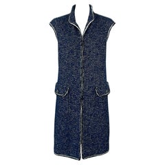 Chanel CC Buttons Shimmering Tweed Jacket Vest