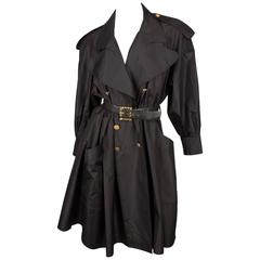 Chanel Vintage Trenchcoat - black 1988