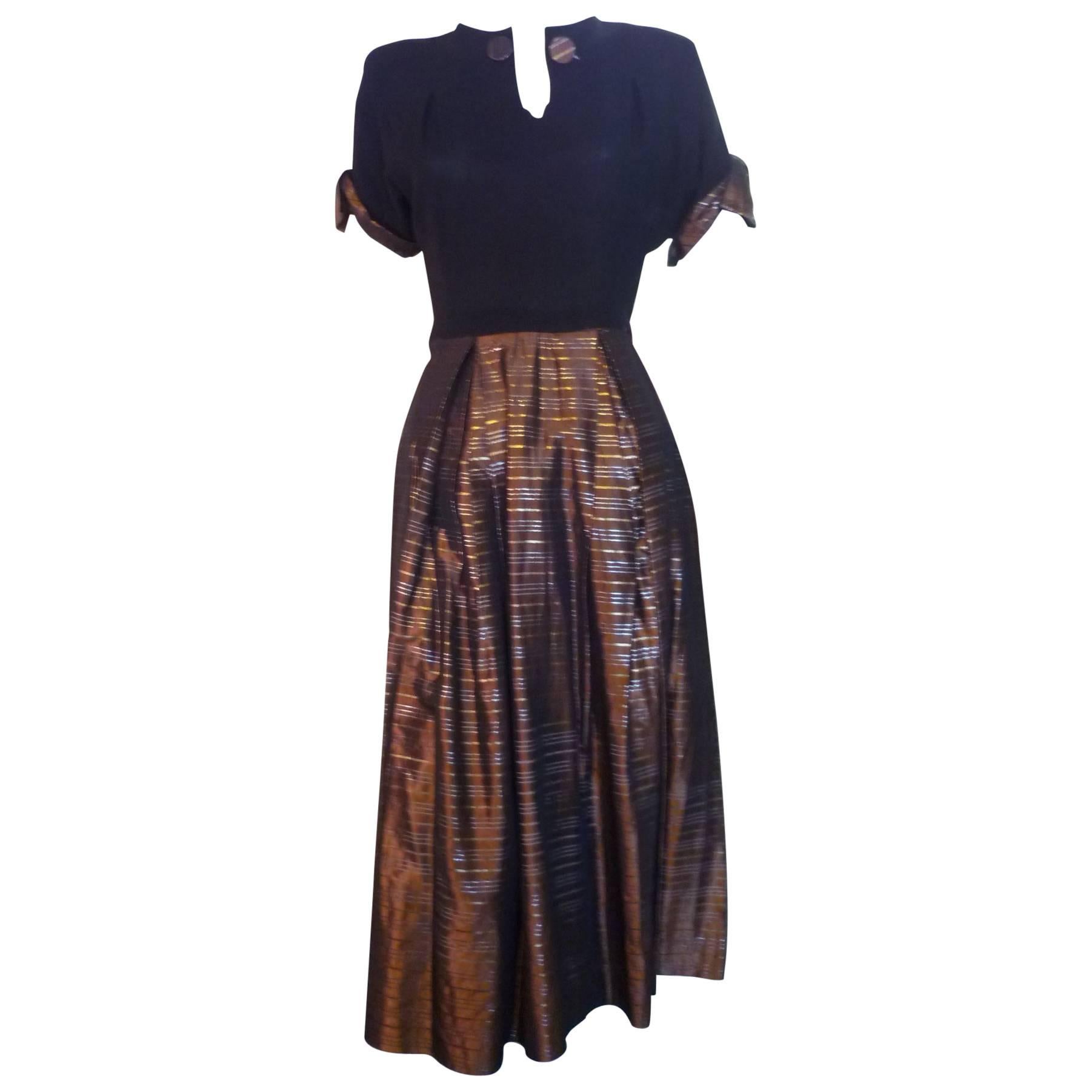 1940s Flora Originals Dress