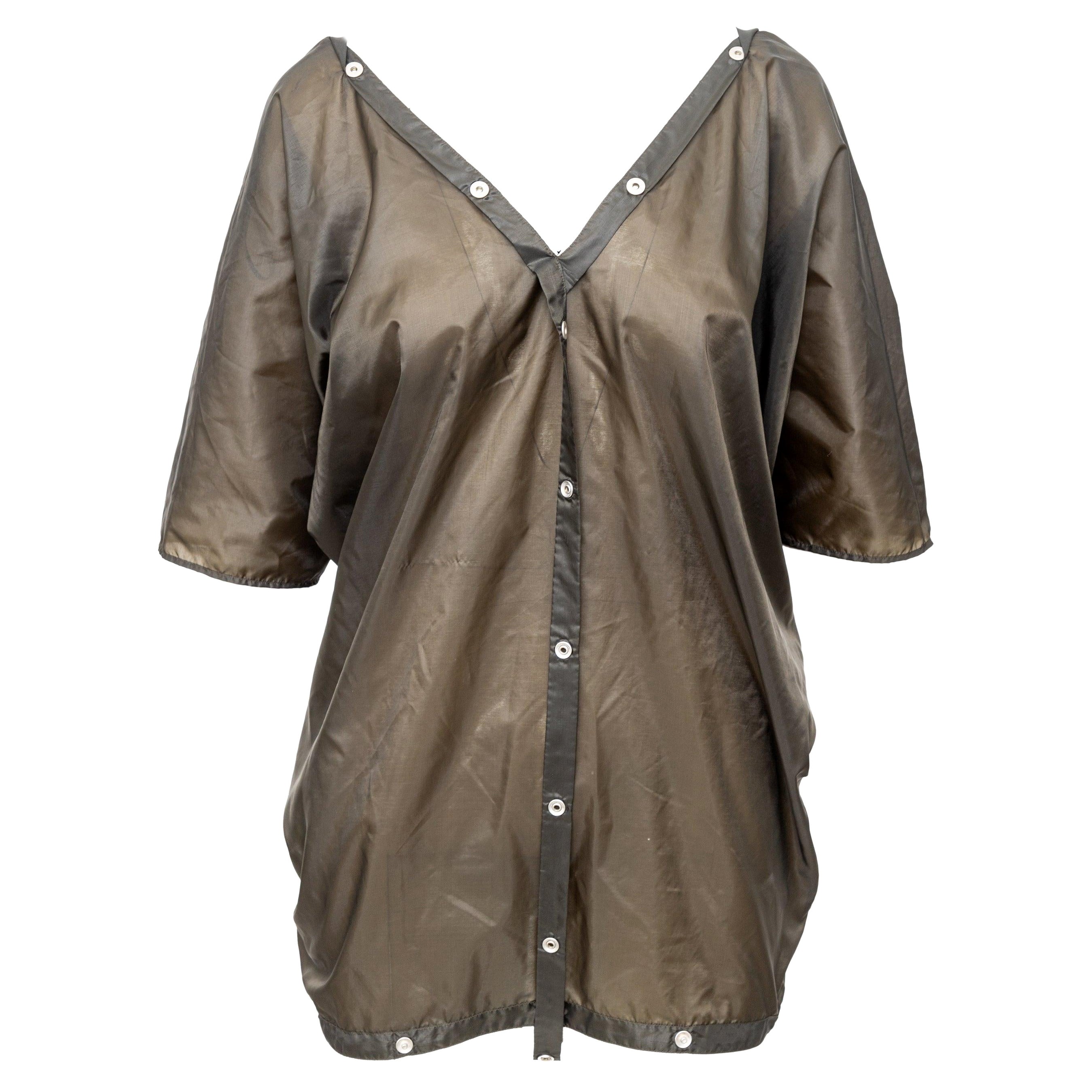 Semi-sheer Nylon-Oberteil von Jil Sander - '00s im Angebot
