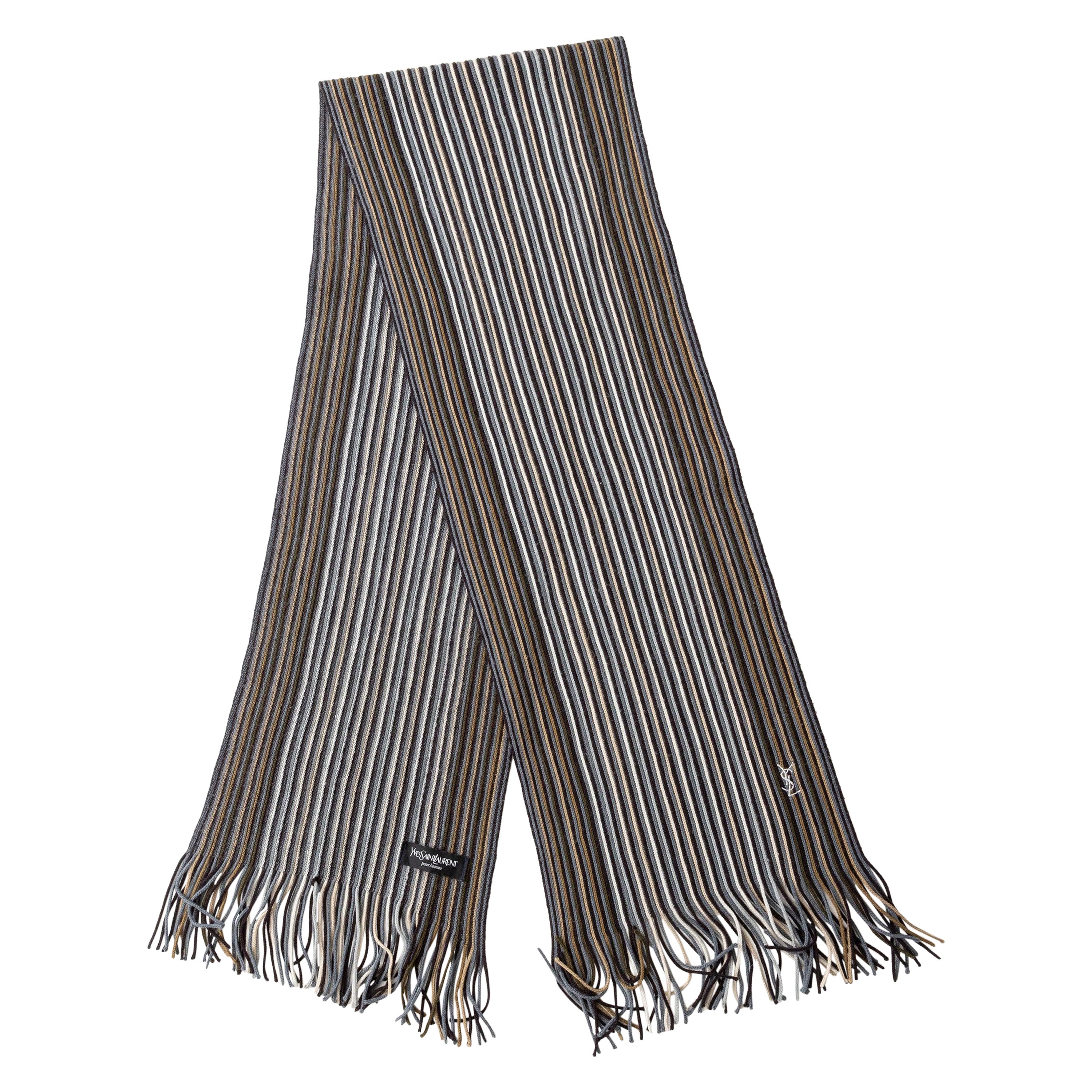 Écharpe en maille Yves Saint Laurent - années 00 en vente