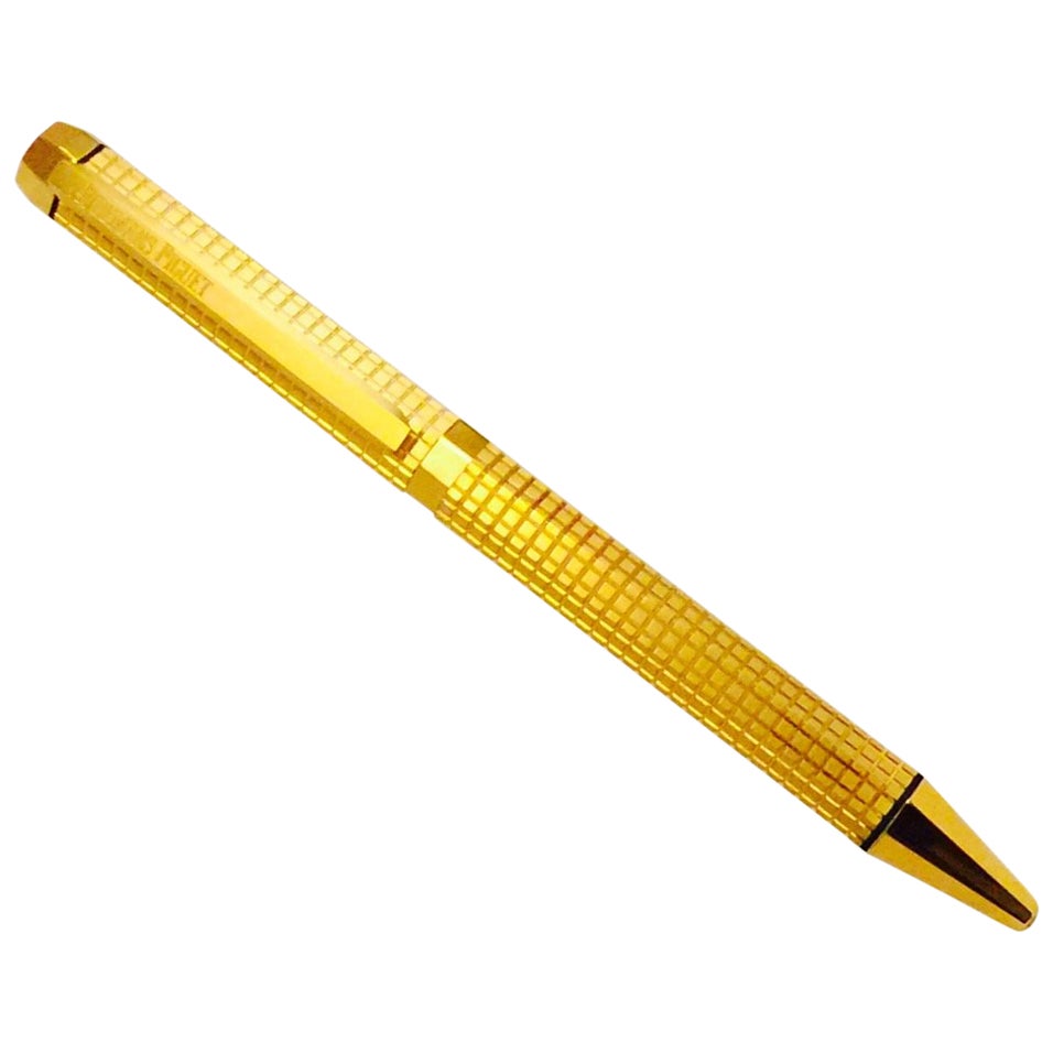 Louis Vuitton Gold Tone Agenda Point Pen Small Agenda at 1stDibs