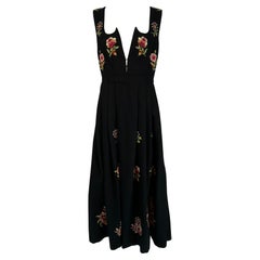 Vintage Norwegian Bunad Handmade Traditional Women's Folk Embroidered Dress (abito ricamato)