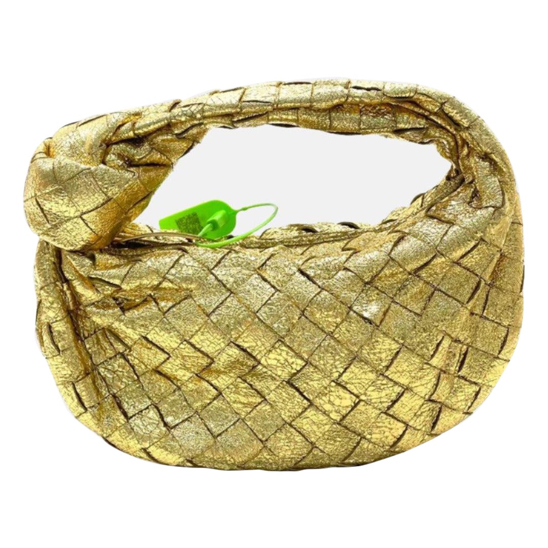 Bottega Veneta Jodie Mini Gold Leather Rare