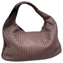 Bottega Veneta Veneta Leather Hobo Large Nude Dirty Pink 47cm