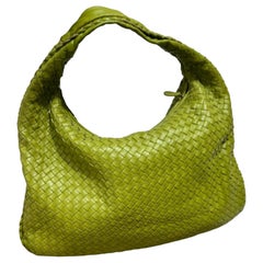 Bottega Veneta Hobo Bag Large Leather Mela Green 47cm