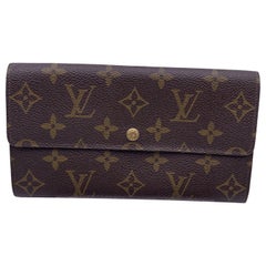Louis Vuitton Vintage Monogram Canvas Long Continental Sarah Wallet