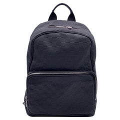 Louis Vuitton Sac à dos Campus en cuir Damier Infini noir