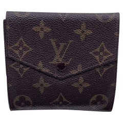 Louis Vuitton Vintage Monogram Compact Double Flap Wallet M61652