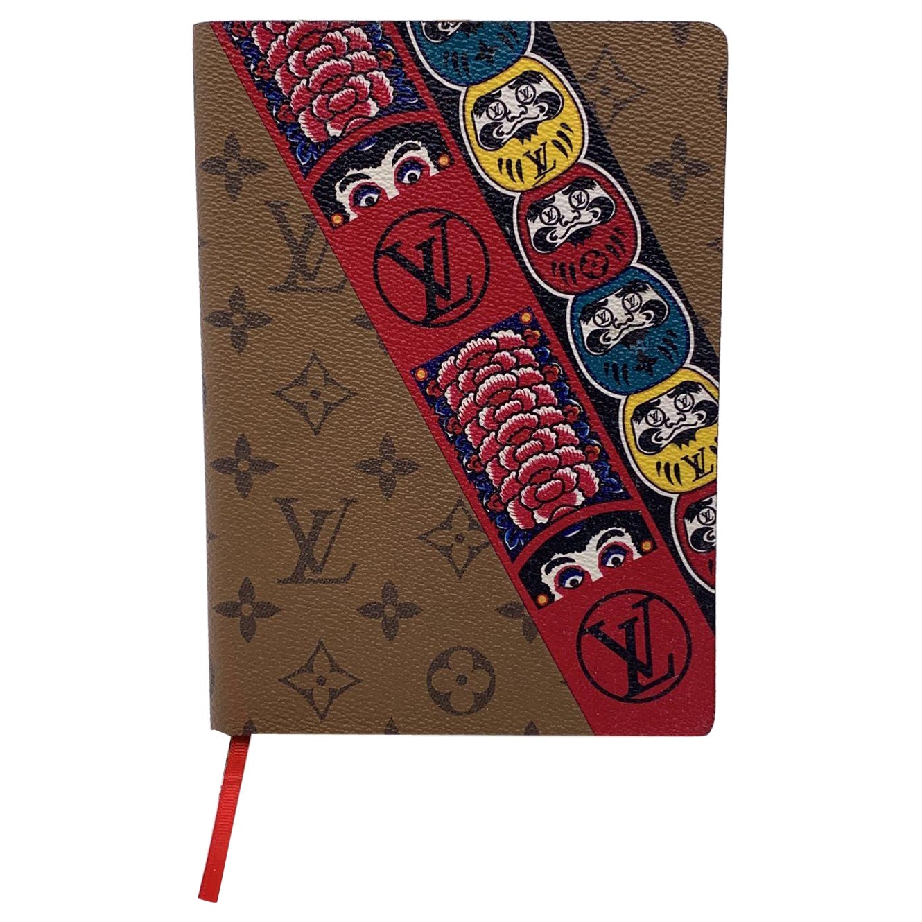 Taccuino Louis Vuitton X Yamamoto Monogram Kabuki Clemence