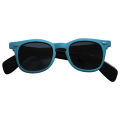 1990s Sunrock LightBlue Sunglasses 9