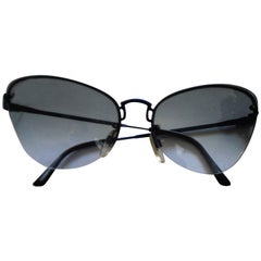 Vintage 1990s Safilo Lightblu see through Sunglasses