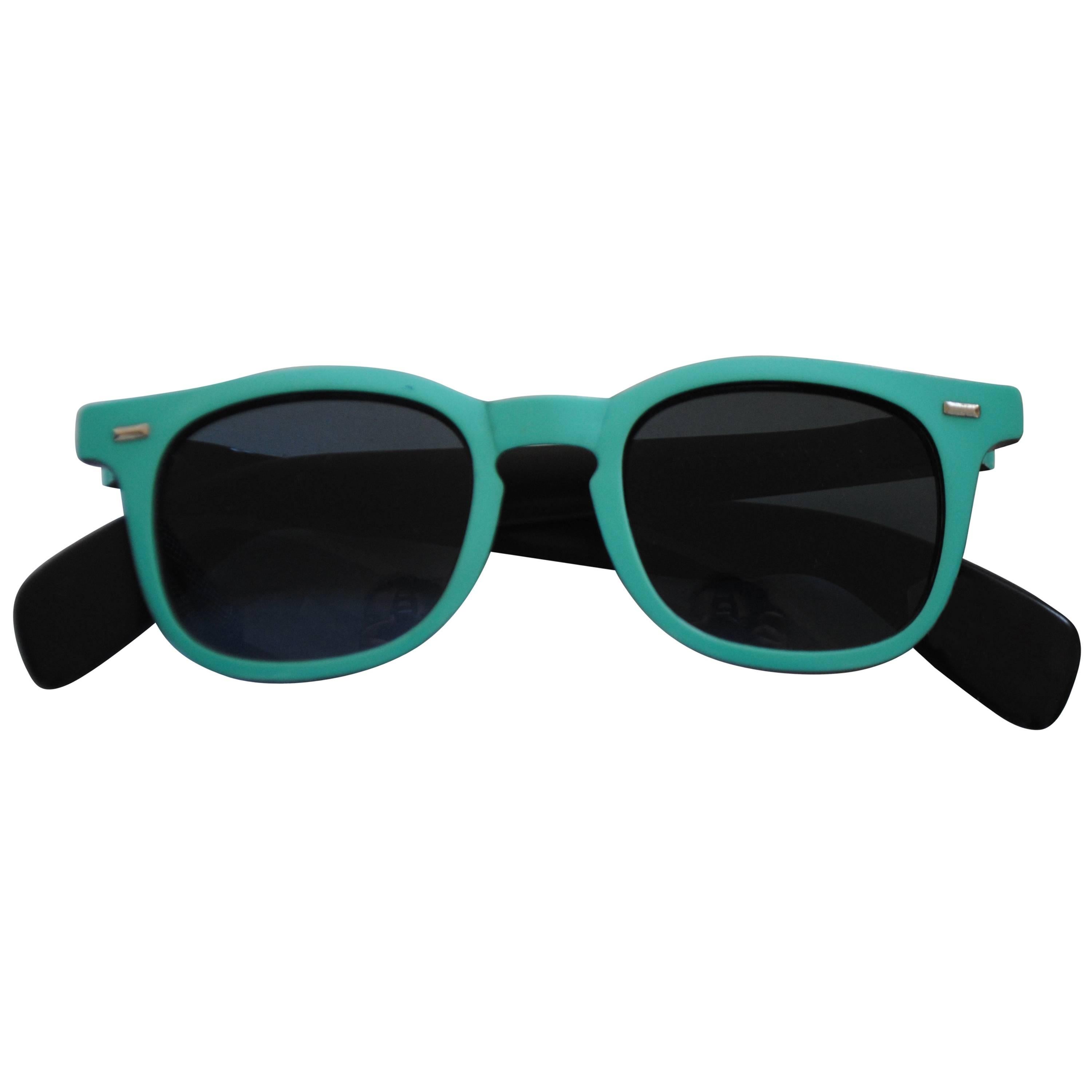 1990s Sunrock Green Sunglasses