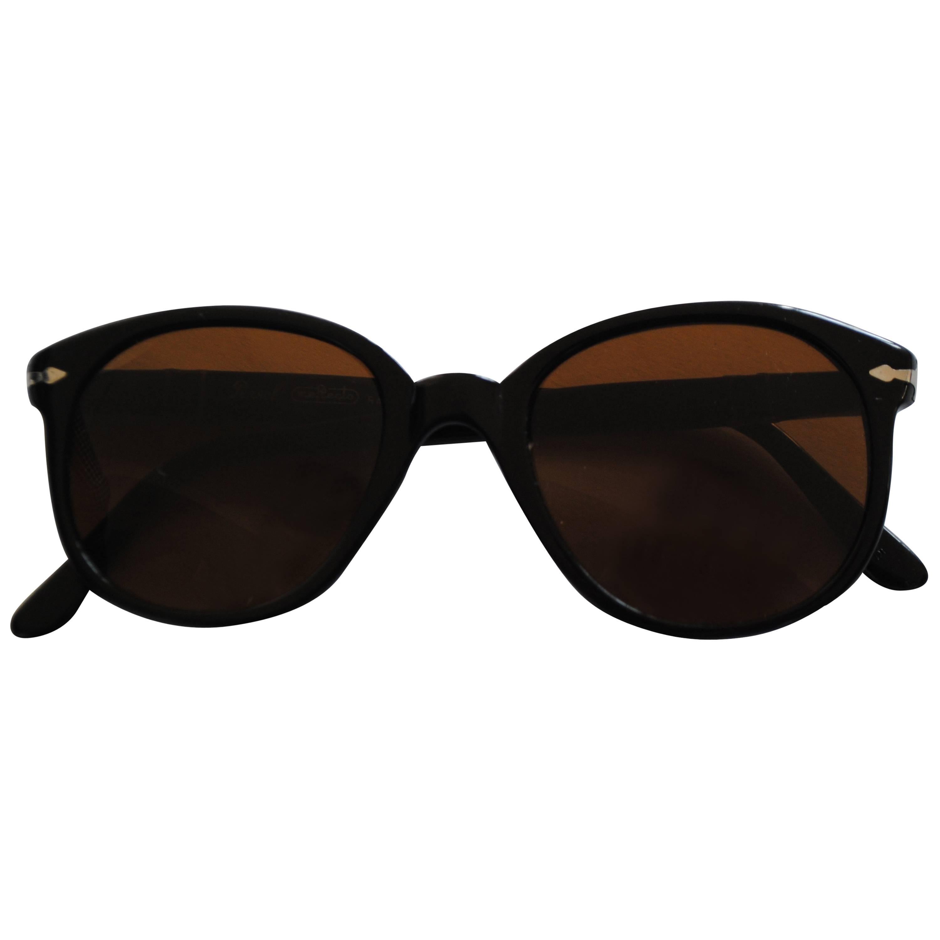 1980s Persol Dark Brown Sunglasses