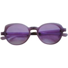 1990s Bouquet Light Purple Foldable Sunglasses