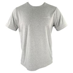 A.P.C. Taille M, col ras du cou en coton gris et blanc