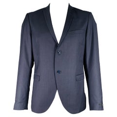TIGER of SWEDEN Size 46 Navy Wool Notch Lapel Sport Coat