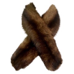 Vintage Russian Sable Fur Stole, Fling, Scarf, Collar or Wrap