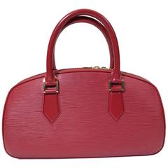 Louis Vuitton Red Leather Small Handbag