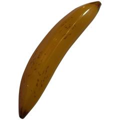 Vintage 1930s Bakelite Spotted Bananna Figural Fruit Pin/Brooch