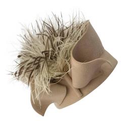 40s Taupe Fashion Hat 12