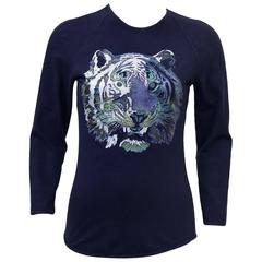 Circa 2000 Chloe Graphic Tiger Long Sleeve Shirt