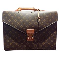 Louis Vuitton Vintage Monogram Brown Serviette Conseiller Briefcase at  1stDibs