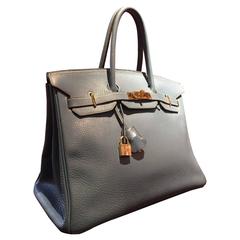 Hermes Blue Fjord Birkin