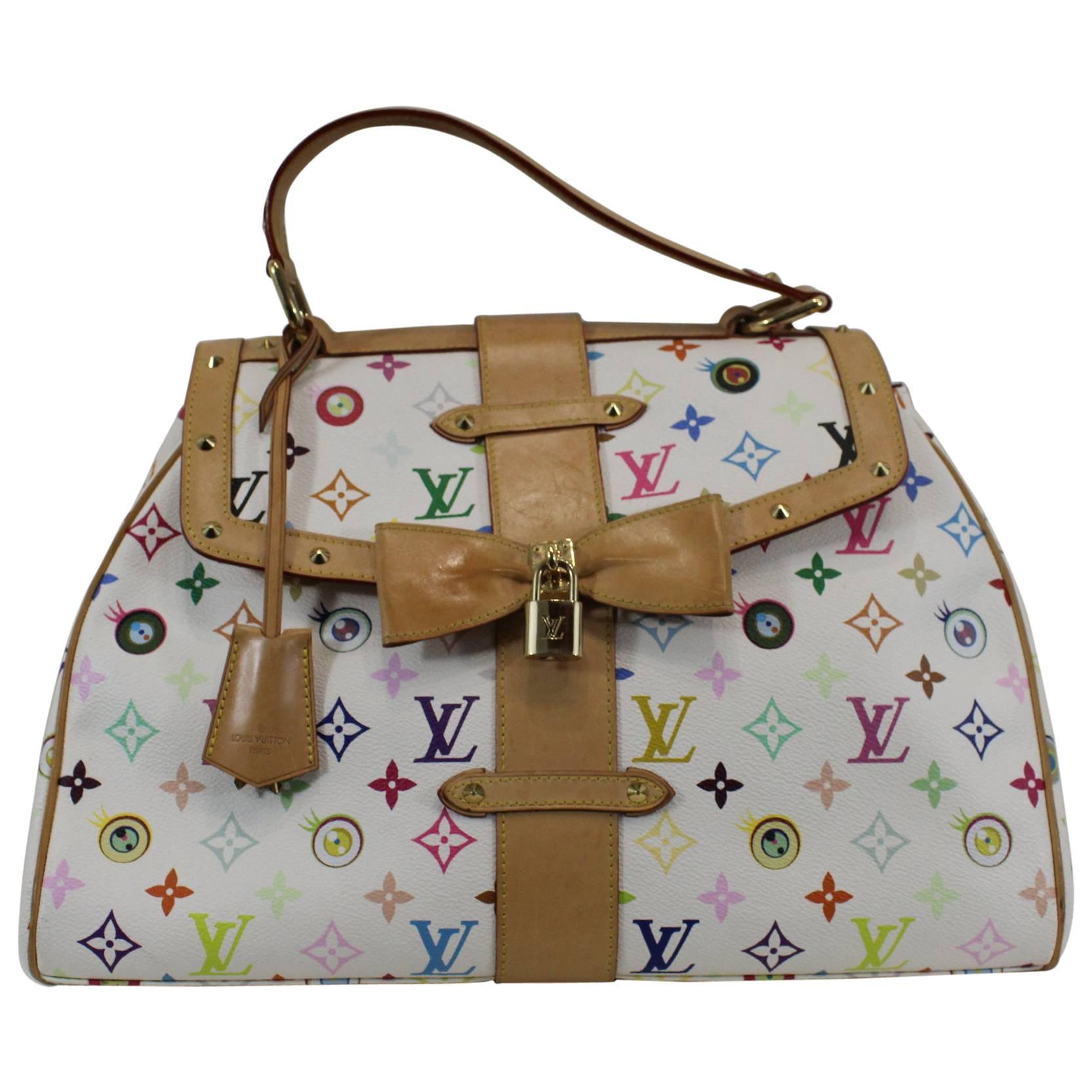 Collectible 2003 Louis Vuitton Retro "Eye Love You" Bag by Murakami