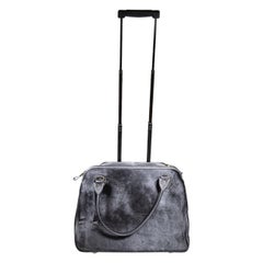 Aspinal of London Black Leather Large Travel Case