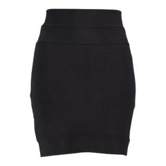 Herve Leger Schwarzer Bandage-Minirock Größe M