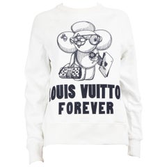 Louis Vuitton 2018 White Vivienne Forever Top Size S