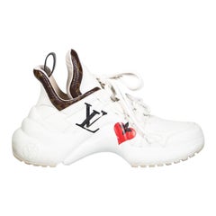 Louis Vuitton White Archlight Heart Trainers Size IT 35.5