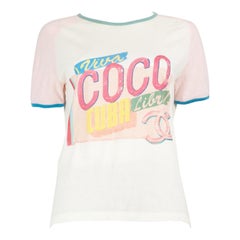 Chanel 2017 Paris Cuba Graphic Printed T-Shirt Size S