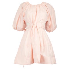 Aje Pink Puff Sleeve Mini Cut Out Dress Size XXS